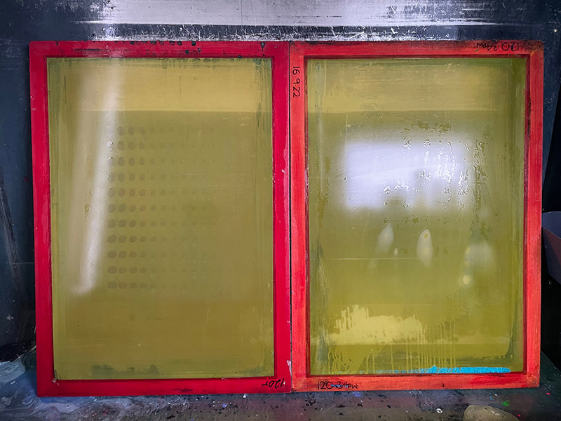 Scrap paper with print over top of advert for Beyonc&eacute; show